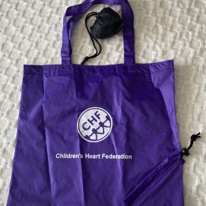 Purple shopping bag